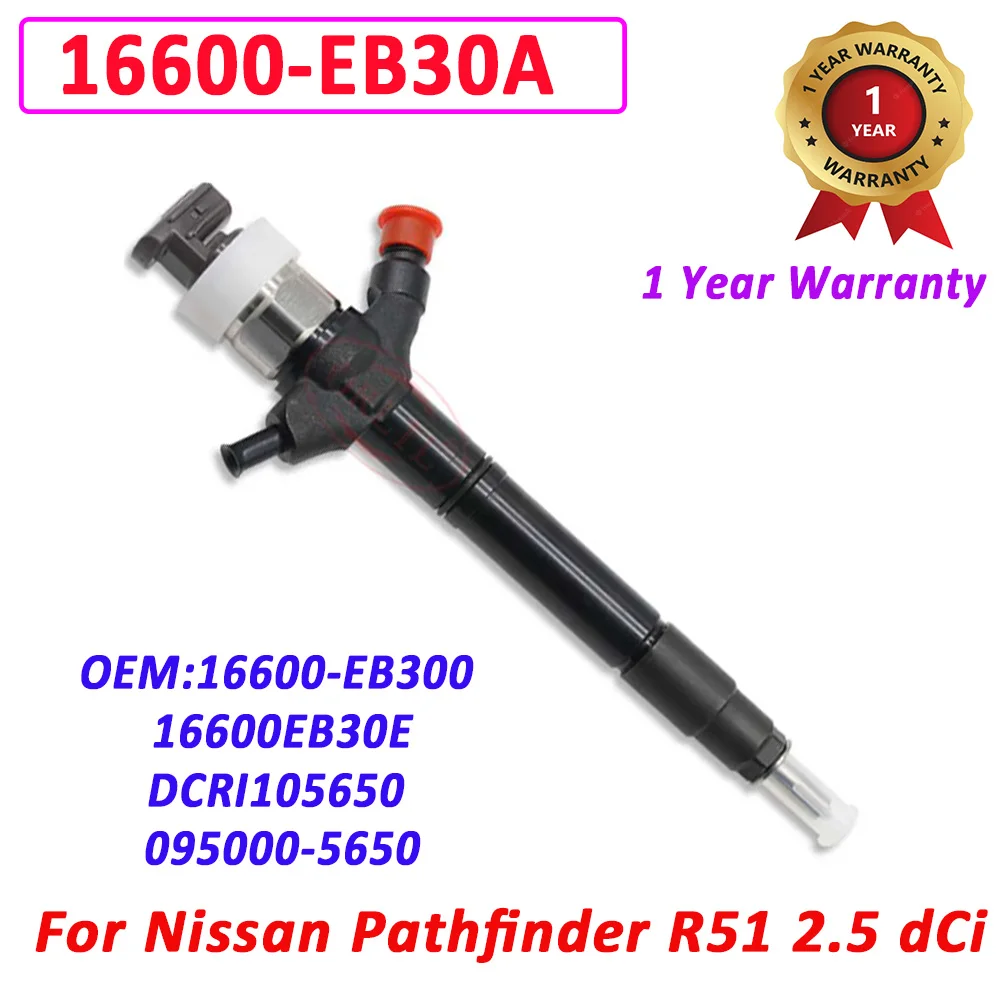 

095000-5650 Diesel Engine 16600-EB30A 16600EB30E 16600-EB300 DCRI105650 Fuel Injector Auto Repair Parts for Nissan Pathfinder