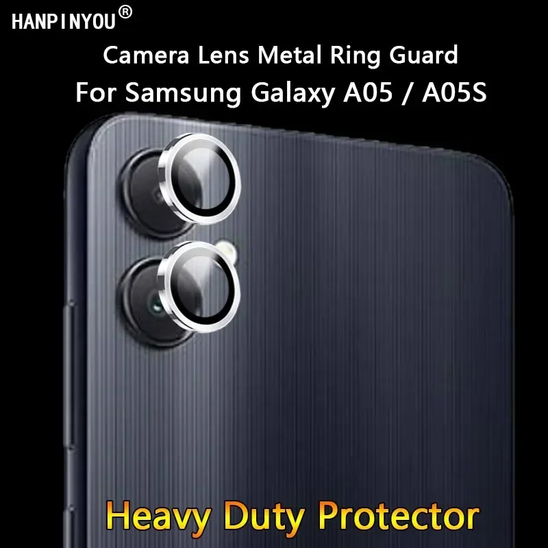 For Samsung Galaxy A06 A16 A05 A05S Ultra Thin Clear Luxury Camera Lens Protector Metal Ring Guard Tempered Glass Film Cover Cap