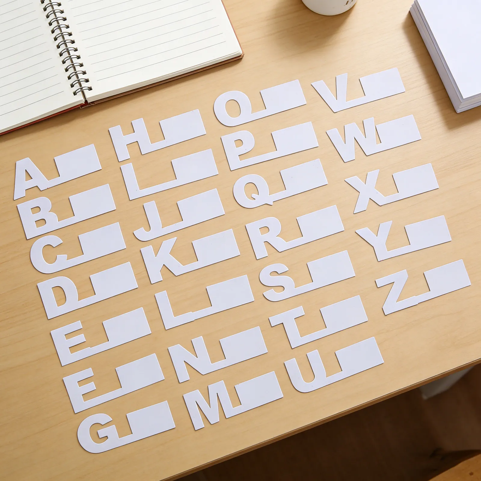 

26Pcs Alphabet Dividers Plastic Index Shelf Organizers Vinyl Record Storage Dividers Book Cd Dvd Alphabetical