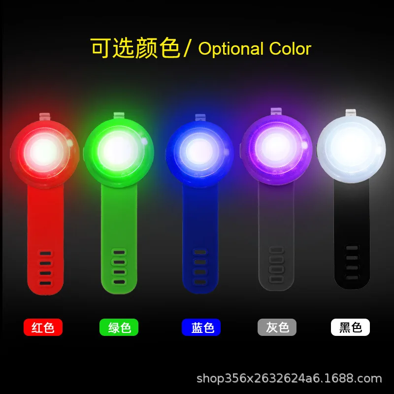 Lumière LED pour chien anti-perte, rechargeable, à clipser, pour la marche nocturne, lumineuse, multicolore, pendentif lumineux pour animaux de compagnie, produits pour animaux de compagnie