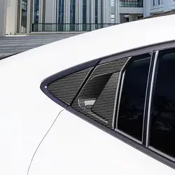 For PRIUS 60 Series 23 Door Bowl Handle Frame Exterior Decoration Modified Carbon Fiber Texture Silver Plating Decoration