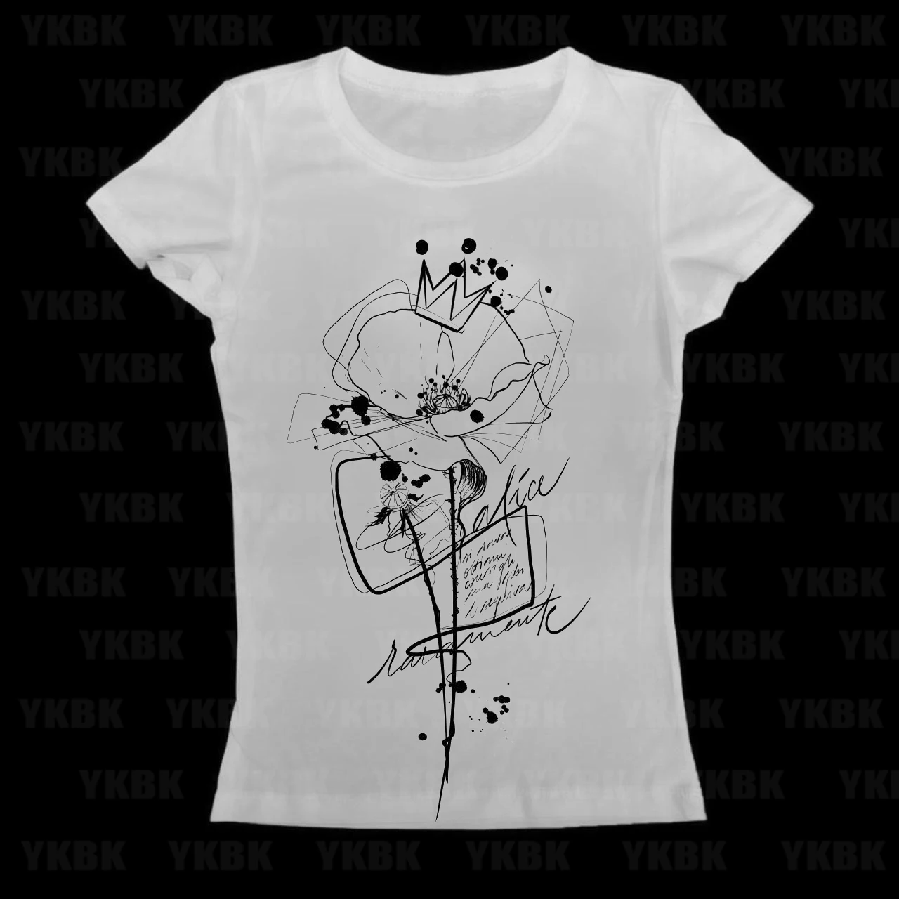 Y2K Vintage Emo Kleidung 2000er Retro Streetwear Grafik-T-Shirts für Frauen E-Girls Goth Gerippte Kurzarm-Tops