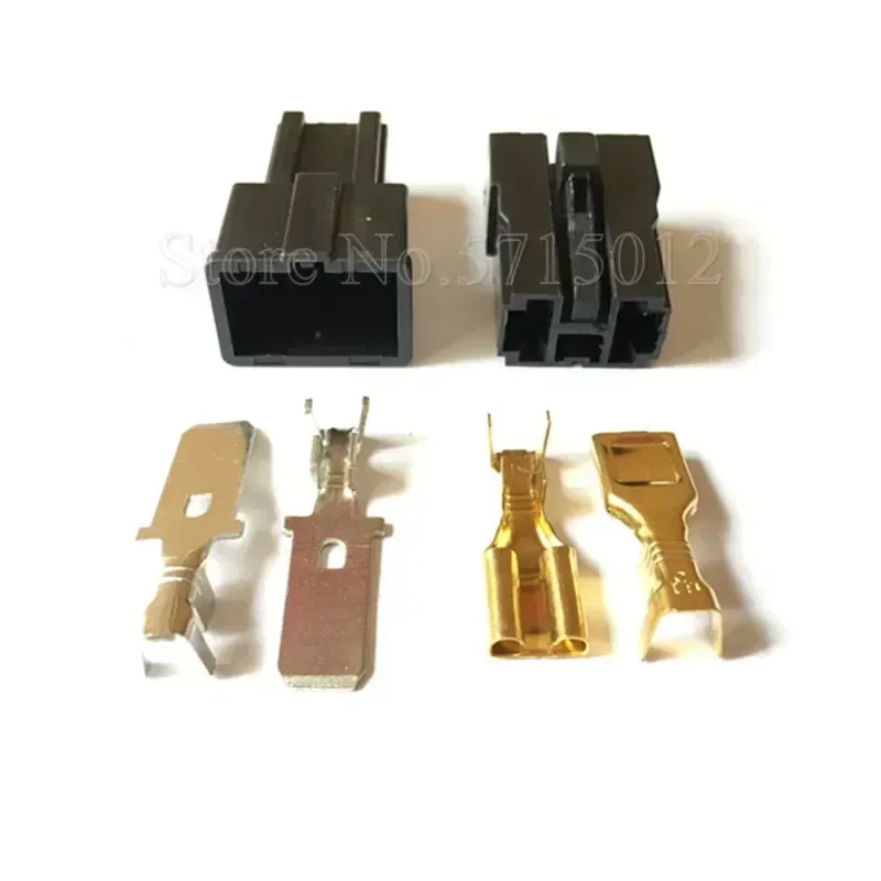 2 Hole Car Map Sensor Plug Battery Speaker Wiring Connector For Toyota