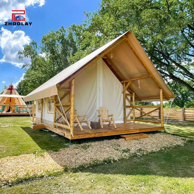 Outdoor Large Camping Hotel Tent Large Live-In Camping Tent Hotel Wild  Family Travel Ridge Tent