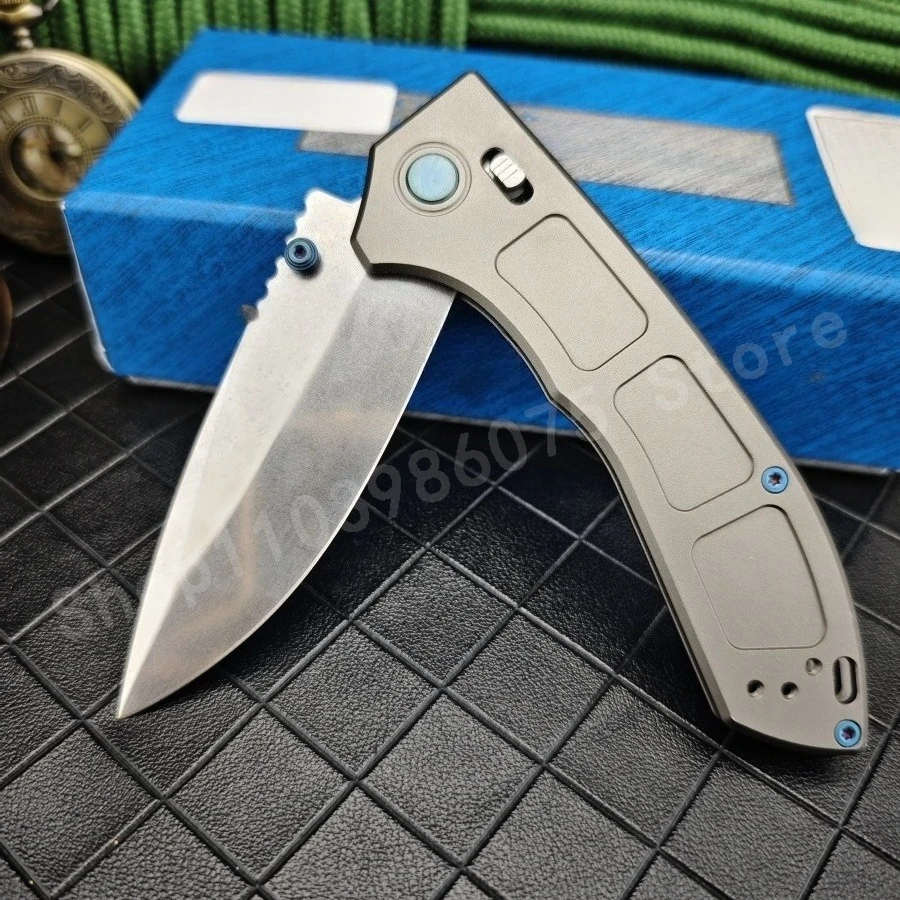 BM 748 나로우스 폴딩 나이프 D2 스틸 블레이드와 알루미늄 핸들 휴대용 가정용 과일 EDC 여행용 나이프 남성용 선물