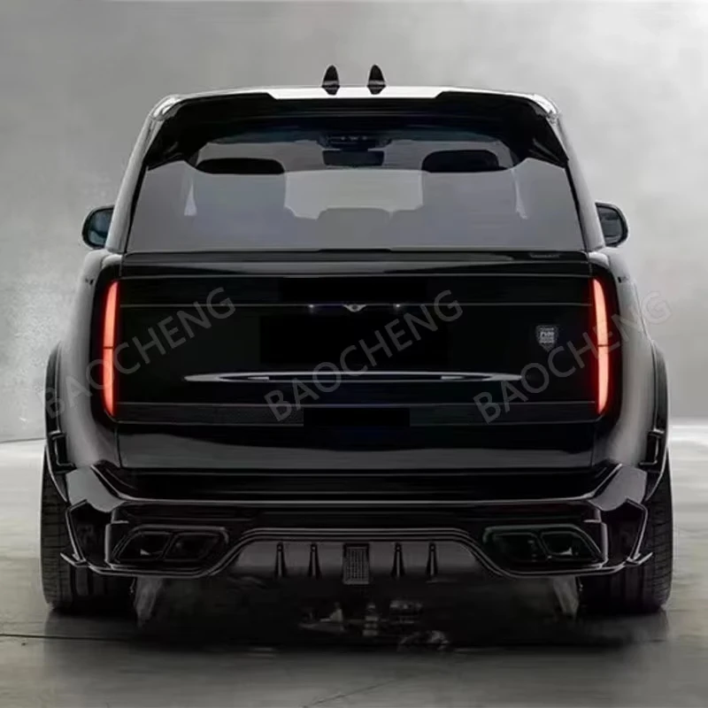 Gaya BC untuk Rang Rover Vogue 2013-2017 Pembaruan Gaya MSY Bumper Kap Mesin Rok Samping Kit Bodi Setengah Serat Karbon