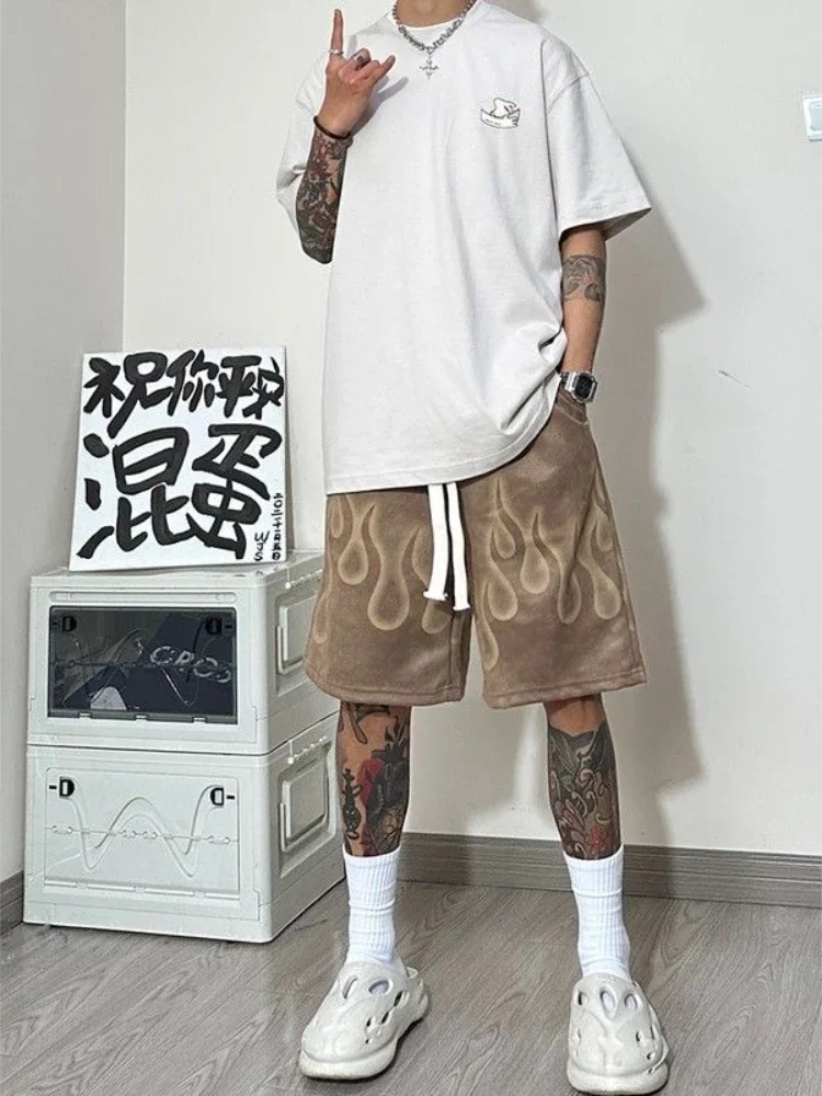 

Спортивные свободные мужские короткие брюки на шнурке, мешковатые спортивные шорты для бега, широкие шорты для мужчин Xl Dry Fit Xxl Elastic No Logo 3 Quarter Luxury