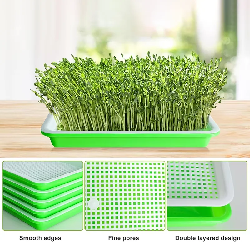 صواني الشتلات لأواني إنبات الفول المائية وزراعة الخضروات المنزلية بدون تربة #5