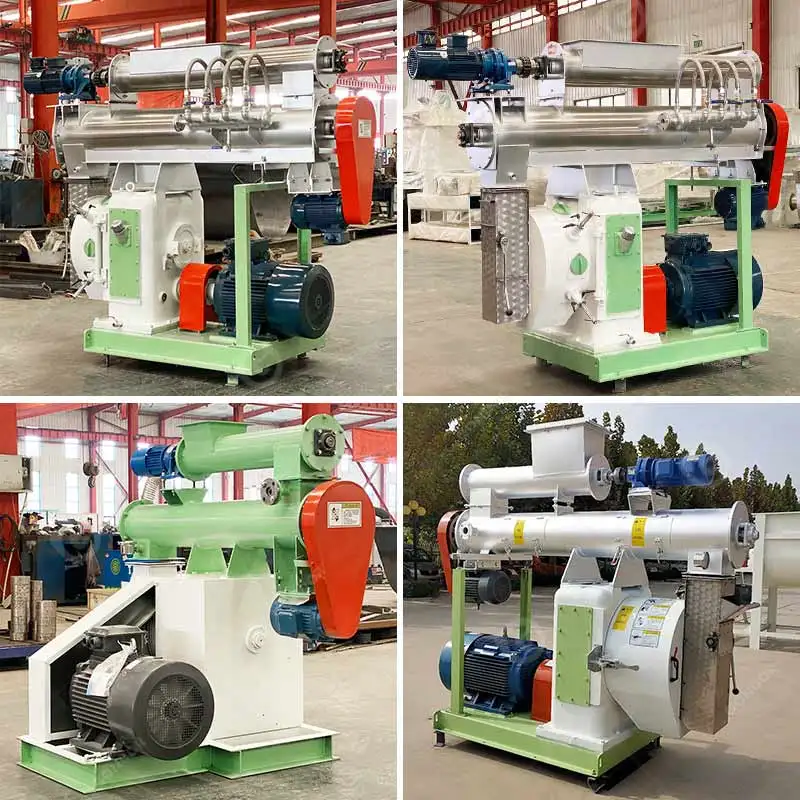 Goat Farming Cattle Feed Animal Mill Feed Pelletiz Pellet Processing Machine Equipment Animal Feed Farm