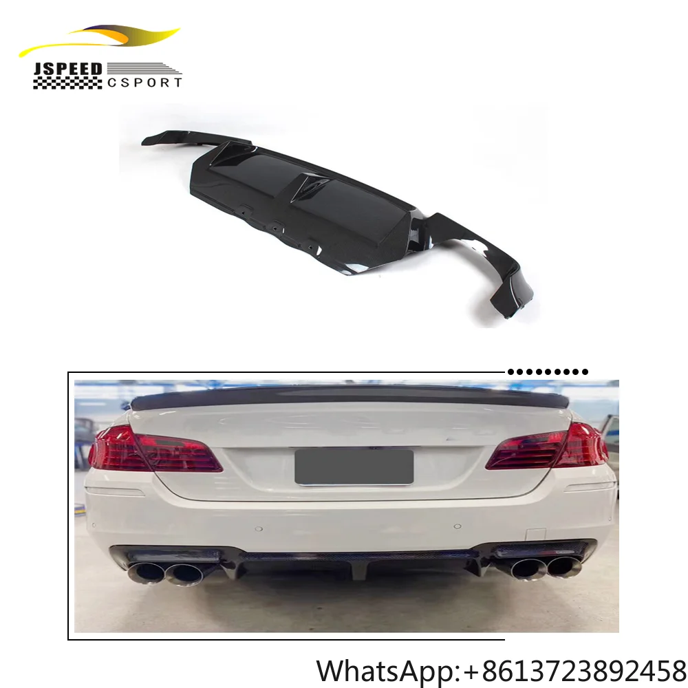

JCSPORTLINE Carbon Fiber Rear Bumper Lip Diffuser Spoiler Fit for BMW F10 M5 Sedan 2011-2016