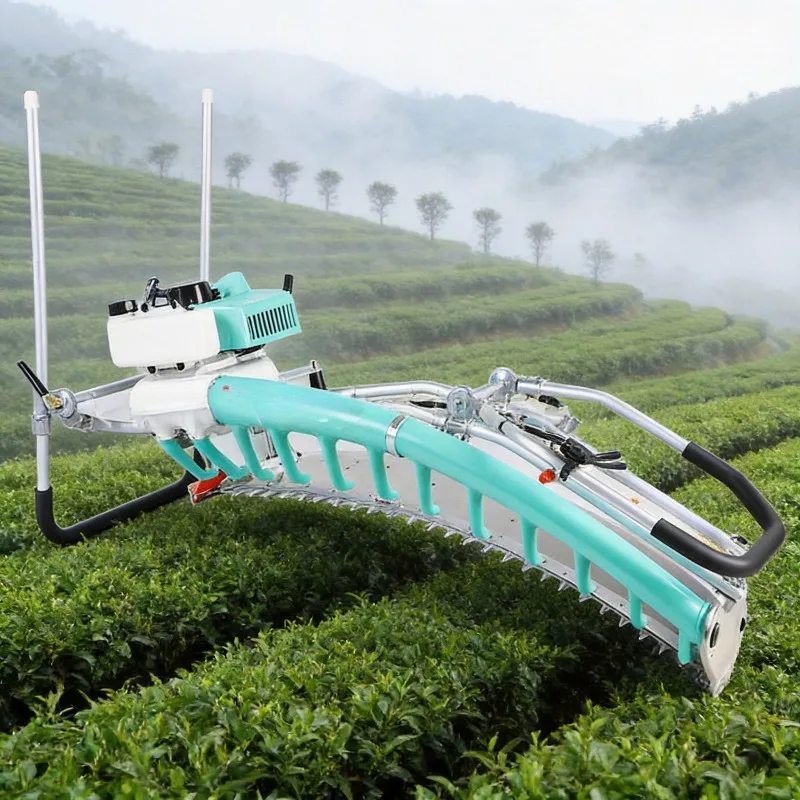 Double parallel tea picking machine, tea arc picking machine, strawberry mint leaf receiving and pruning machine