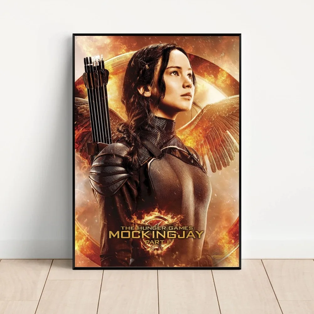 Film De Hunger Games Poster Kraft Club Bar Papier Vintage Poster Muurkunst Schilderij Slaapkamer Studie Stickers