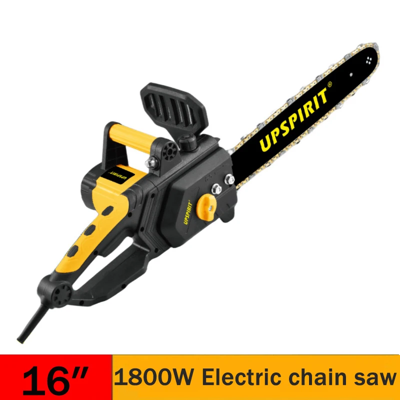 

16″ Electric Chain Saw 1800W Logging Saw Chain Saw Cutting Machine 220V Household Portable Woodworking Chainsaw Pruning Tool