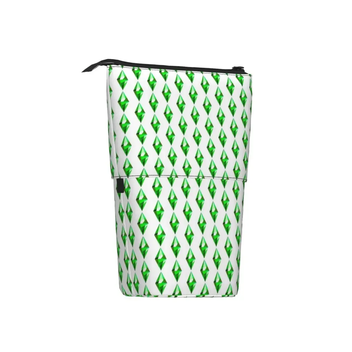The Sims Plumbob Reversible Pencil Cases PencilPouch Storage Stationery Supplies LargeCapacity Pen Box Pencil Bag for Kids Gifts