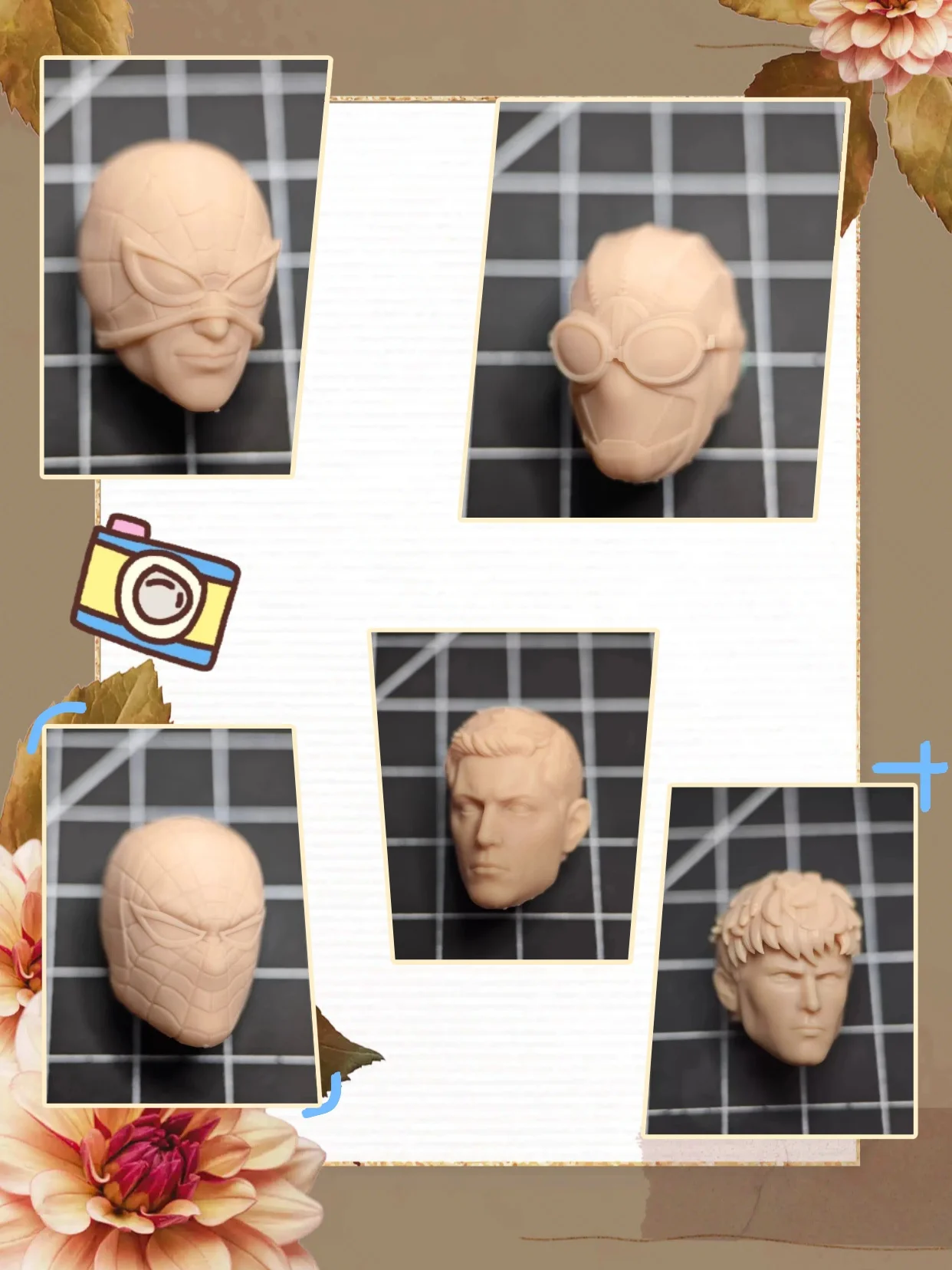 

In Stock 1/12 Scale Male Soldier Highly Realistic Manga Characters Unpainted Head Sculpt Accessories For 6'' Action Figure Model