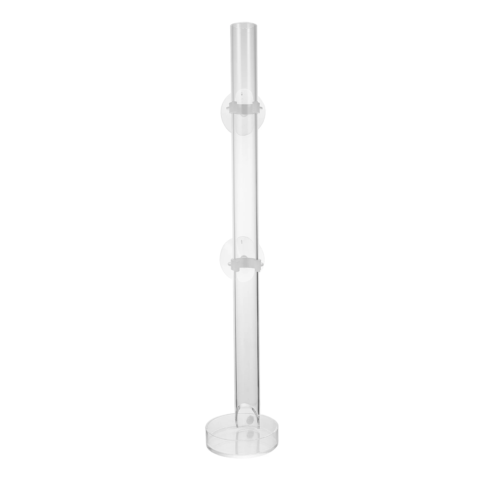 

Acrylic Fish Tank Feeding Tube Shrimp Food Dispenser Transparent Suction Cup Strong Power Pet Supplies Aquarium Accessories Fish