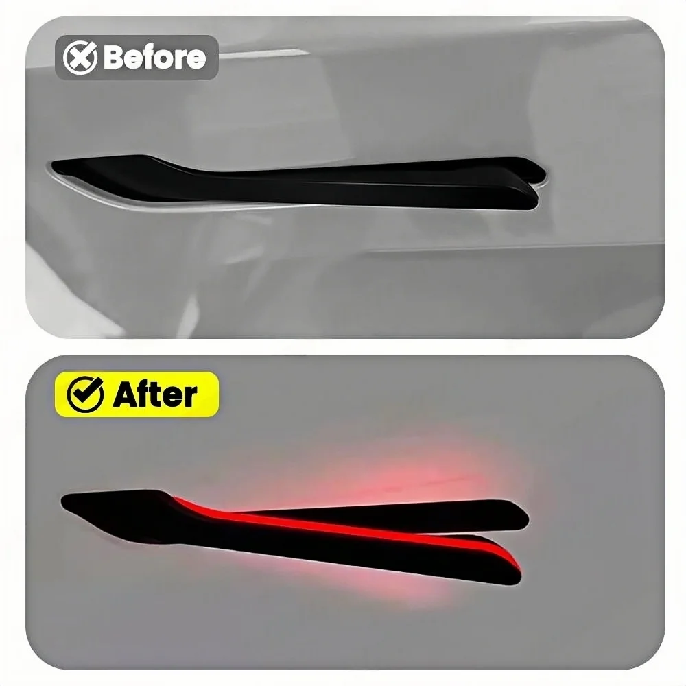 Smart Integrated Electric Door Handles with Led Light for Tesla Model 3 Y Highland OTA Waterproof IPX6 Wireless Auto Door Handle