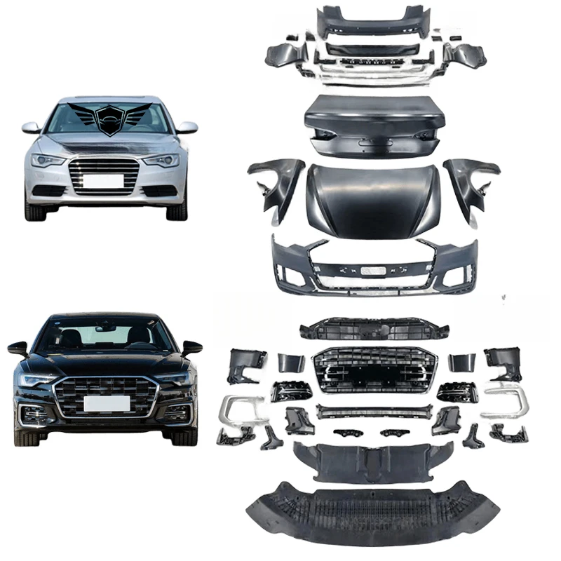 High Quality Conversion Body Kit Fit 2012 Vehicle Upgrade To 2019 Version With Bumper Headlight Diffuser Fender Mod Accessories