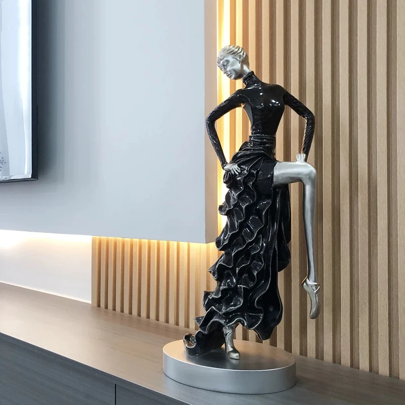 Creative Girl Ornaments,Creative Character Statues,Artistic Girl Sculpture,Luxury Living Room Decoration,Nordic Home Decor,Gifts