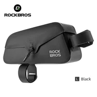 Bolsa de ciclismo ROCKBROS de 0,6l o 0,9l, bolsa magnética impermeable para bicicleta de carretera, bolsa para tubo de haz frontal, accesorios para bolsa de bicicleta