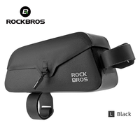 ROCKBROS Cycling Bag 0.6L Or 0.9L Magnetic Waterproof Road Bike Bag Front Beam Tube Bag Riding Bicycle Bag Accessories