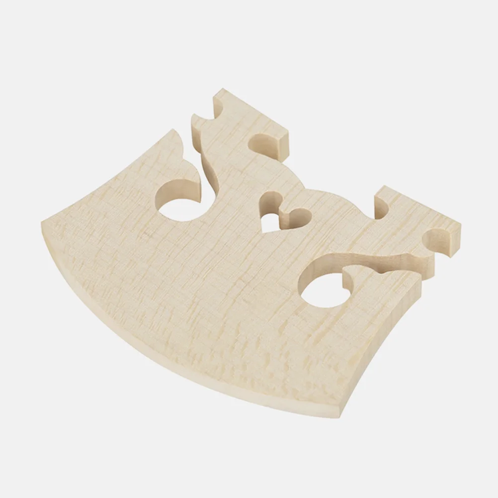 

10Pcs Maple Wood Heart Style Violin Bridge Violin Accessory Replacement Bridge for Recording Performance Practice