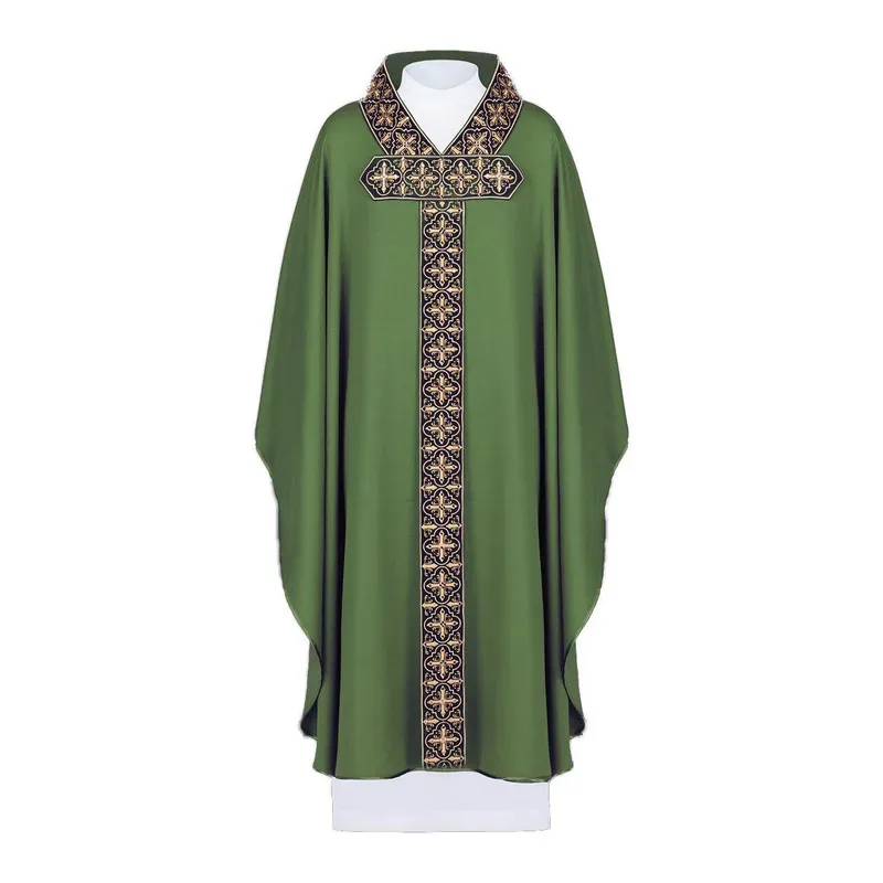 

COSda@Roman Catholic Priest Fringe Cassock Medieval Victorican Priest Vestments Church Pastor Robes Halloween Party SuitCOSda@