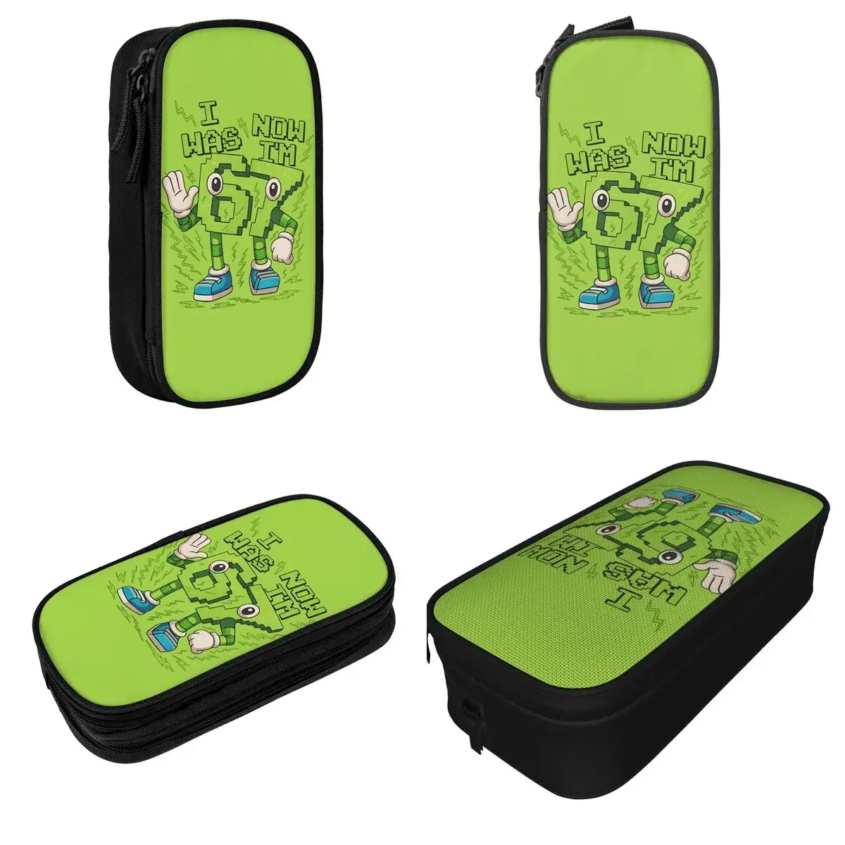 Six Seven Brainrot 67 Meme Pencil Case Pencilcases Pen for Student Big Capacity Pencil Bags Students School Gifts Stationery