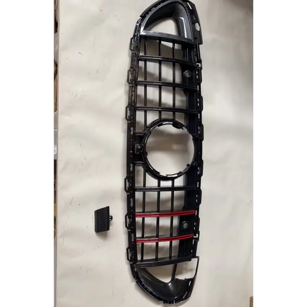 

for Mercedes BenZ C-Class W206 2022+ GT High Quality ABS Front Bumper Racing Grille Trim Cover FRP Car Accessories Body Kits
