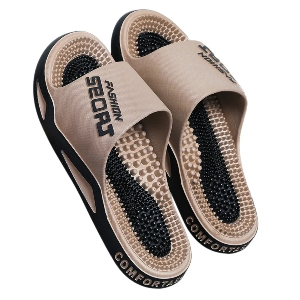 Chaussons de massage antidérapants en PVC, créatifs, pour acupression, soins des pieds, décontractés, pour hommes et femmes