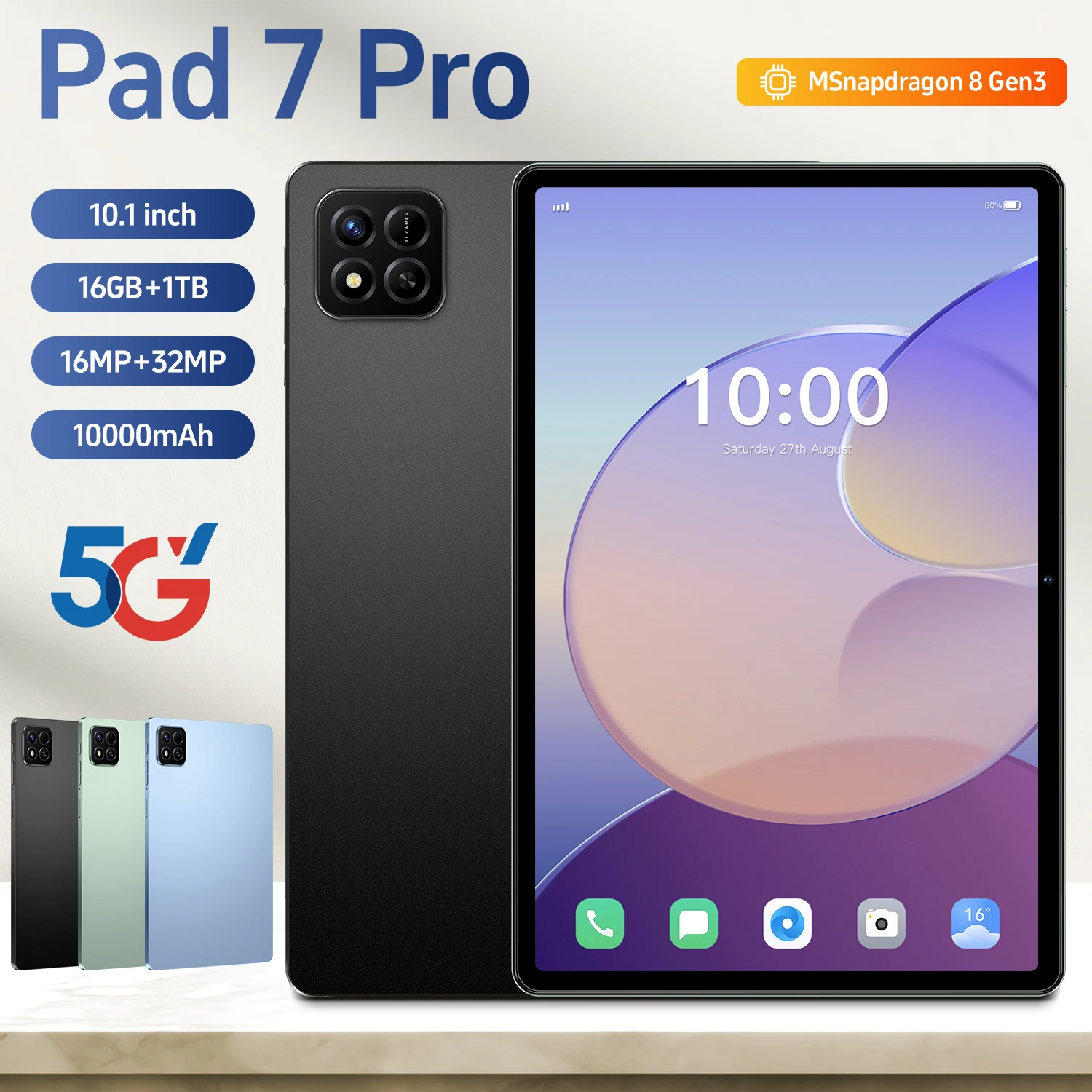 

New model 2025 Original Mi Pad 7 Pro Android 15 11"Inch16GB+1TB 5G Dual SIM Smart Tablets pc with keyboard WiFi Google