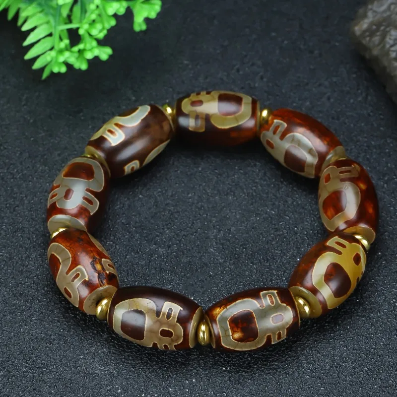 أساور العقيق البوهيمي للرجال، أساور المجوهرات خمر