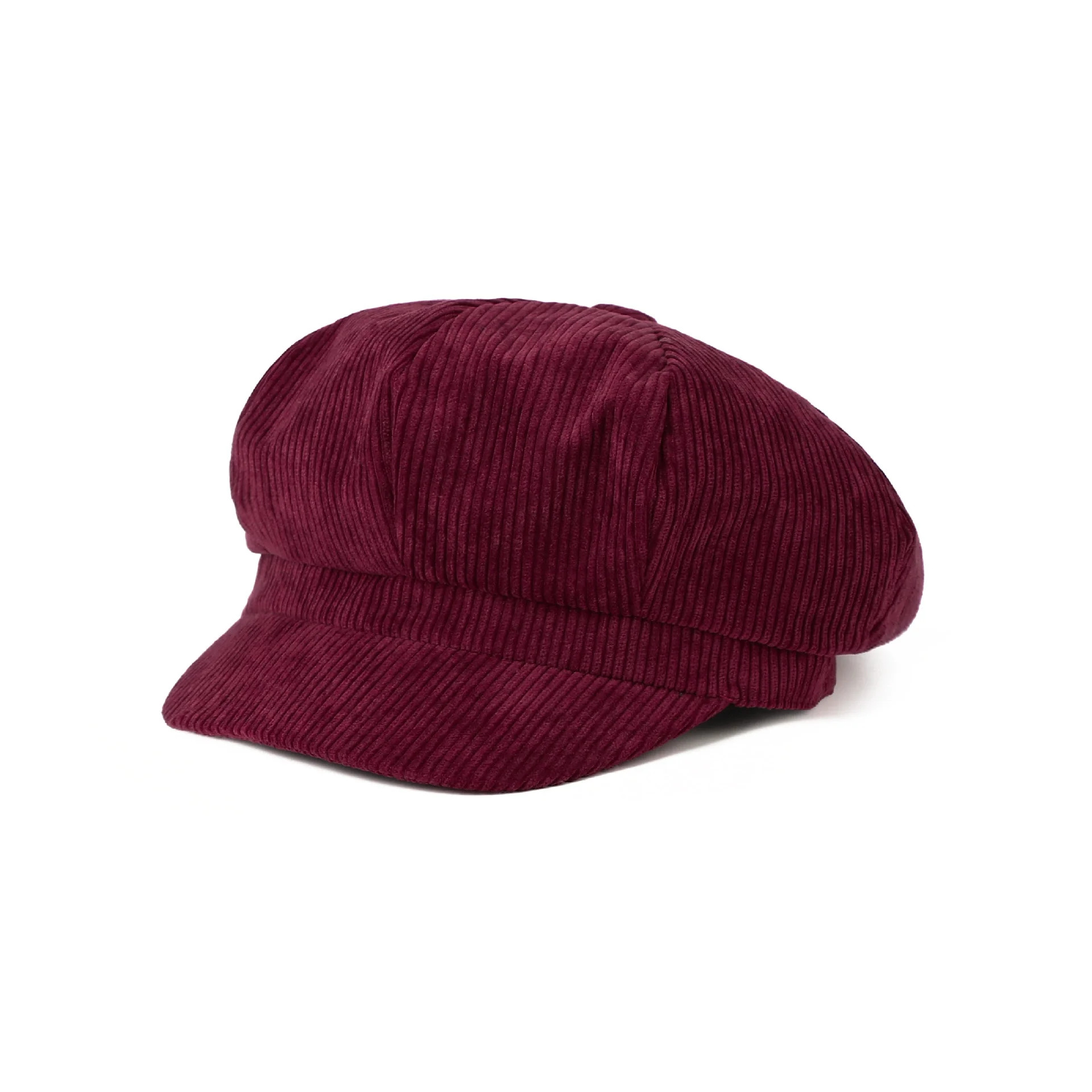 سروال قصير مثمن موزع الصحف قبعة البريطانية قبعات البيريه للنساء خمر بلون قابل للتعديل قبعة مثمنة السيدات