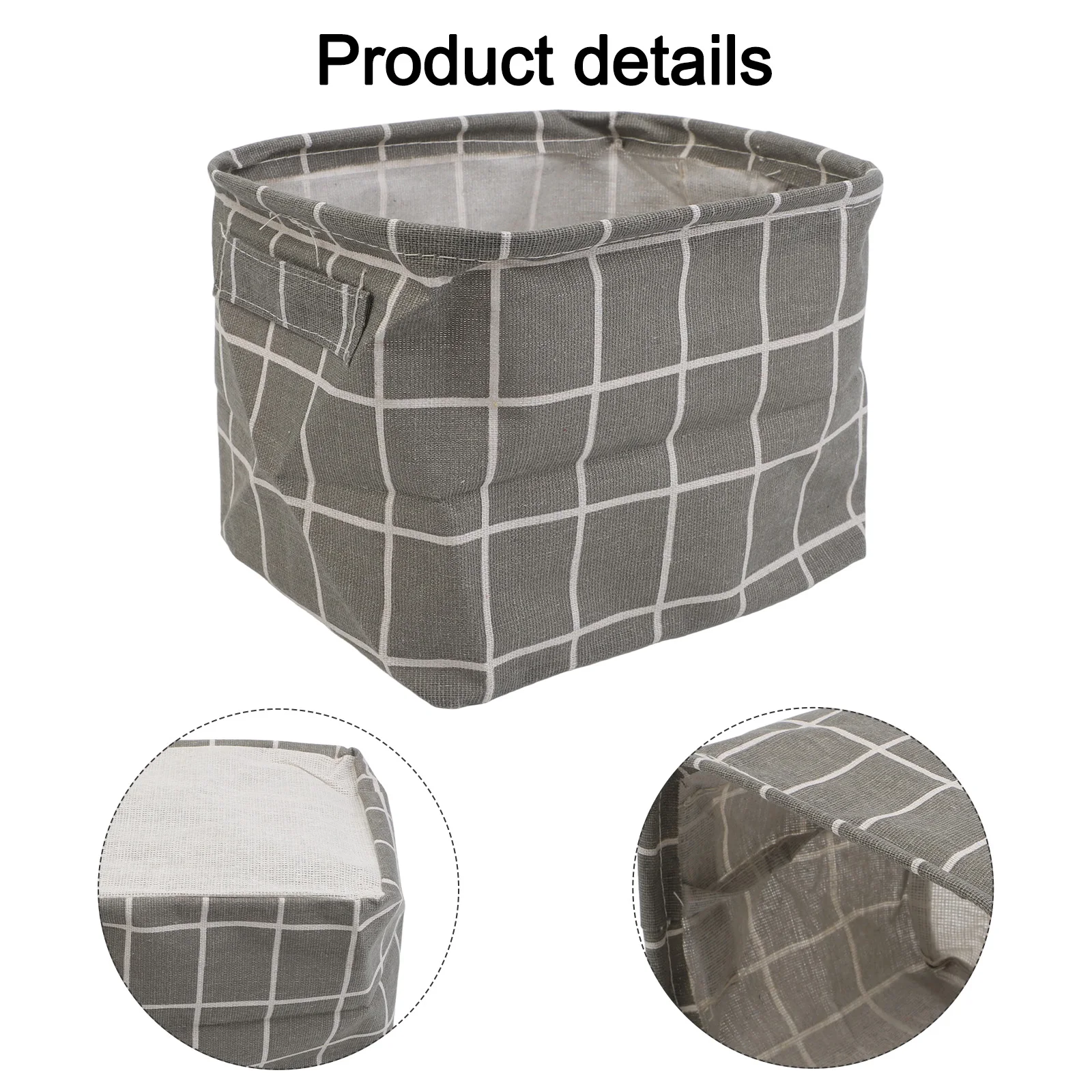 Fabric Clothes Hamper Home Space-Saving Clothes Bag White Wheeled Washing Bin Modern Home Decor Compact Size For Small Spaces