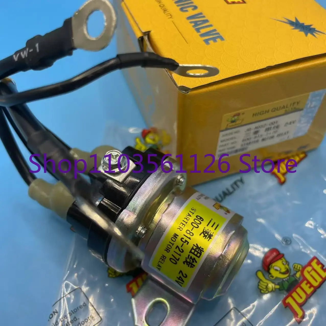 Przekaźnik rozrusznika koparki 24V Hitachi Doosan Daewoo Kobelco uniwersalny