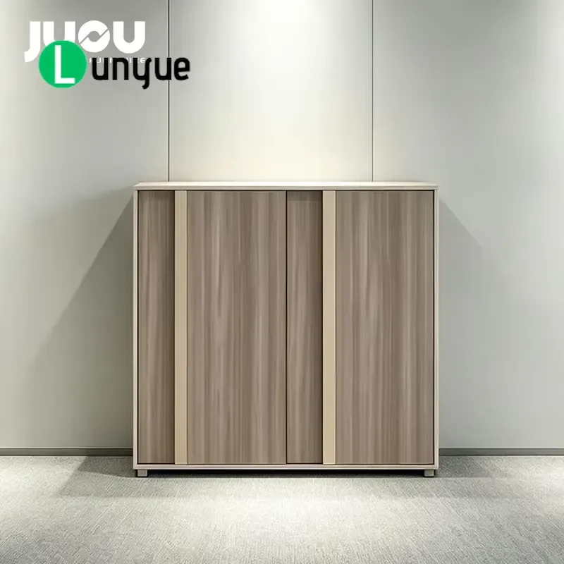 Modern Eco-friendly MFC Wooden Office File Cabinet Locker Storage Furniture for Home Office Workspace Durable Design