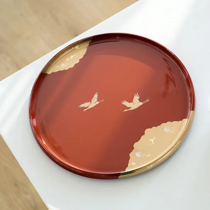 Lacquer tray Light luxury high sense Japanese dry brewing table Tea tray
