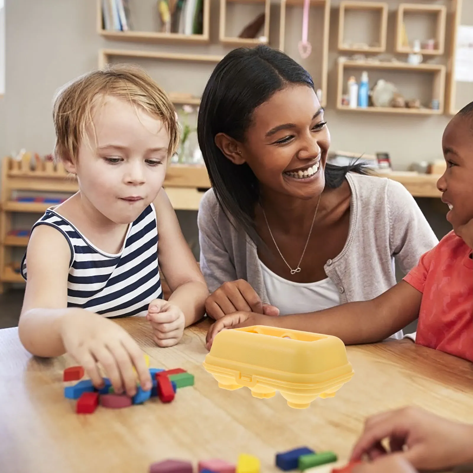 6 pçs correspondência ovo para crianças suave seguro reutilizável aprendizagem cor forma reconhecimento educacional crianças cognição pré-escolar cedo