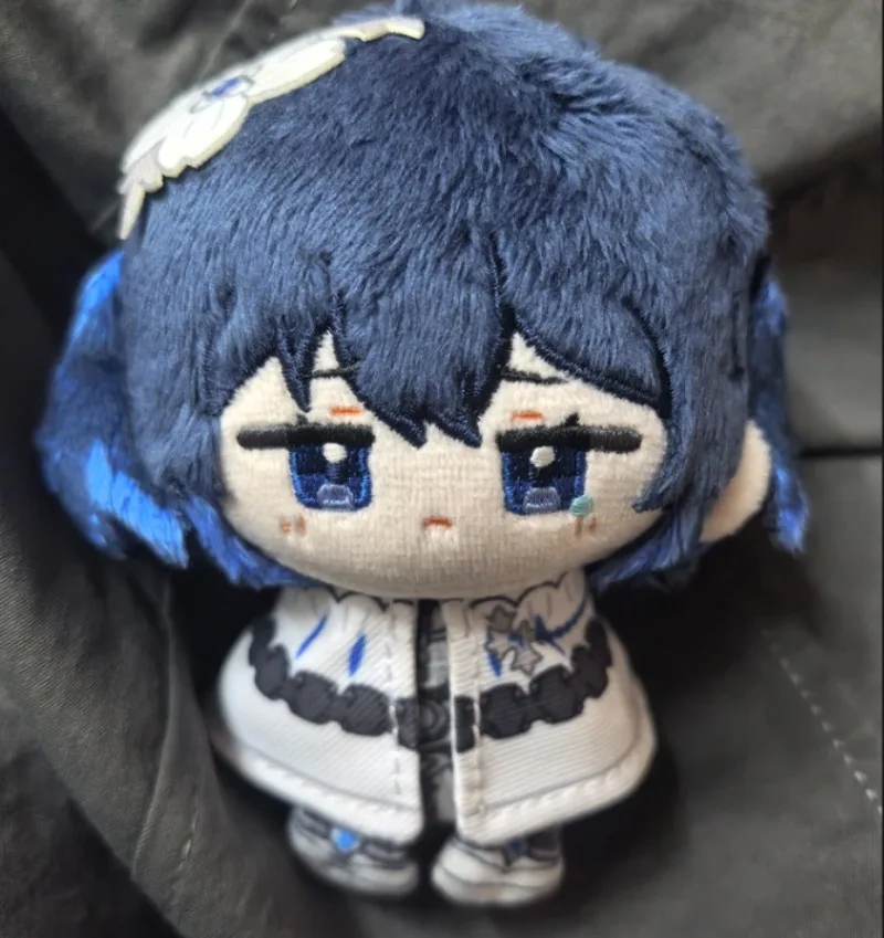 

Game 12cm Honkai Impact 3 Black White Seele Vollerei Cotton Doll Sitting Posture Dango Toy Cosplay Plush Bag Pendant Keychain