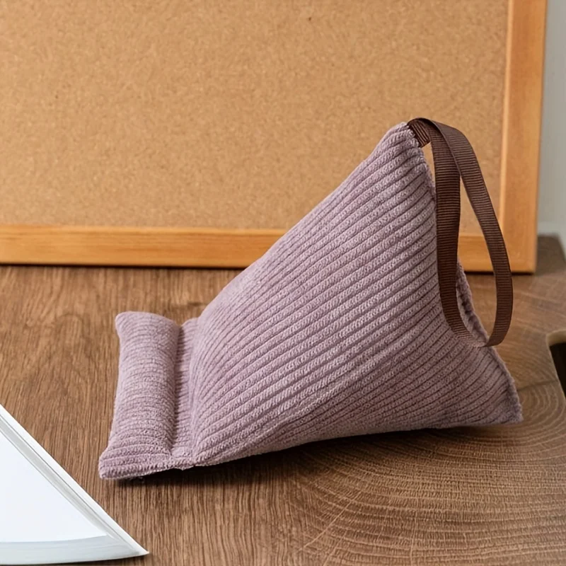1pc suporte de telefone travesseiro, cor sólida criativo mini suporte de almofada de escritório para smartphone-organizador de mesa, travesseiro compacto, base antiderrapante