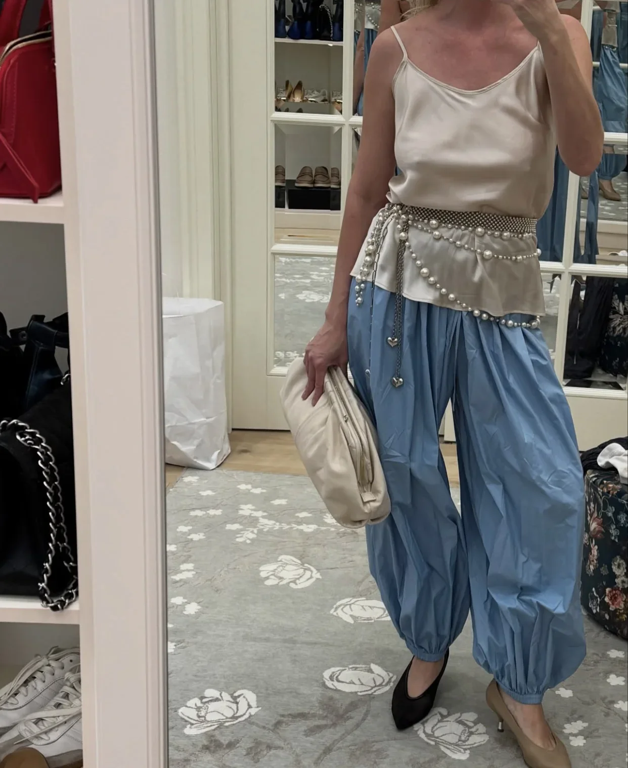 FDEY Solid Color Pleated Fashion Autumn Female Loose Bloomers Long Pants Streetwear 2025 Casual Loose Bloomers Pants For Women