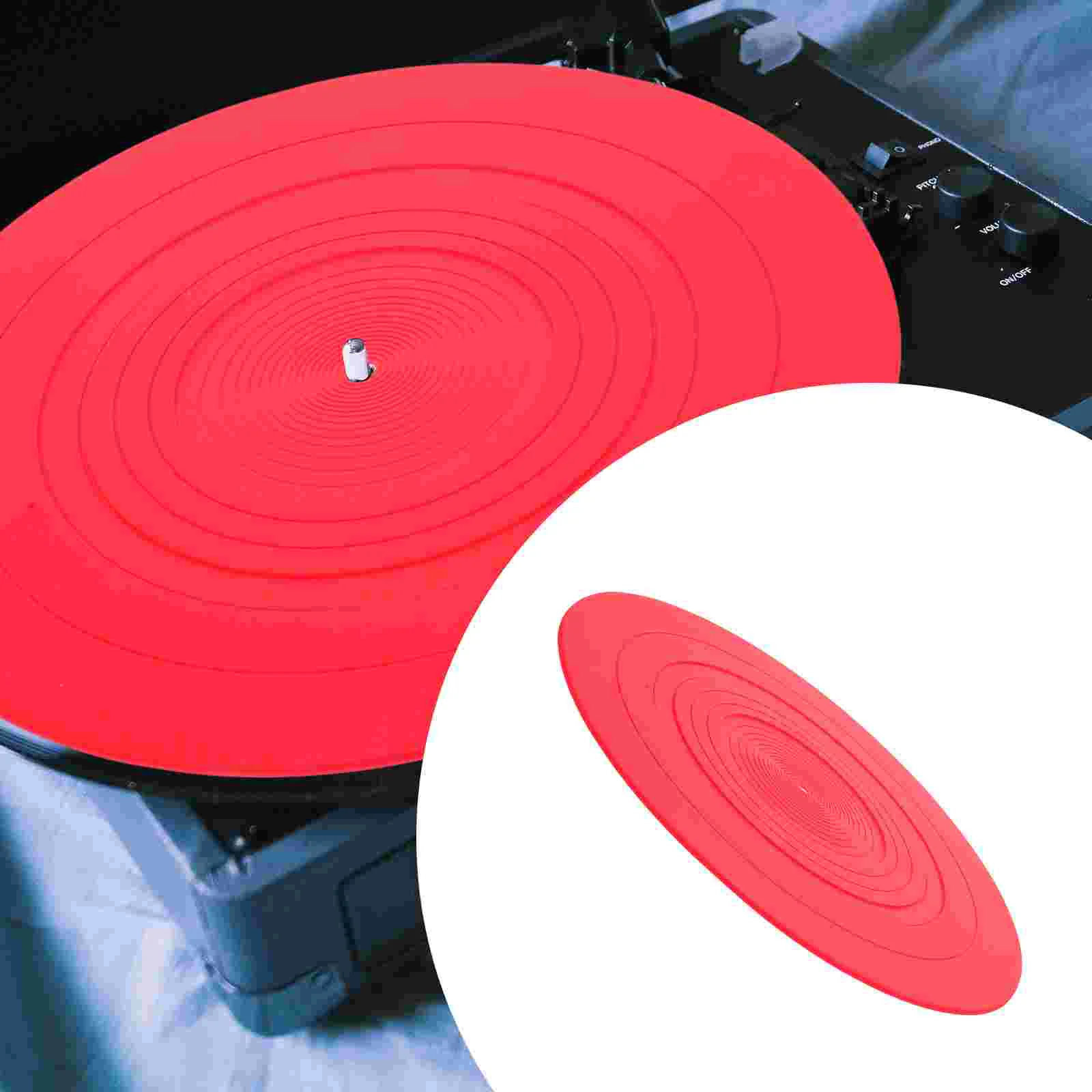 

Record Mat Turntable Accessory Protective Home Disc Player Vinyl Records Platter Silica Gel Accessories Silicone Pad