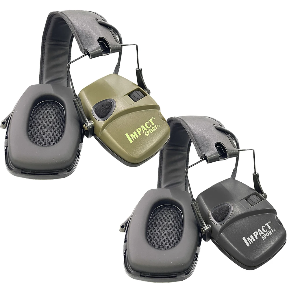 Impact Sport Anti-Noise Headset, Protetor eletrônico tático, Tiro ao ar livre e caça protetora