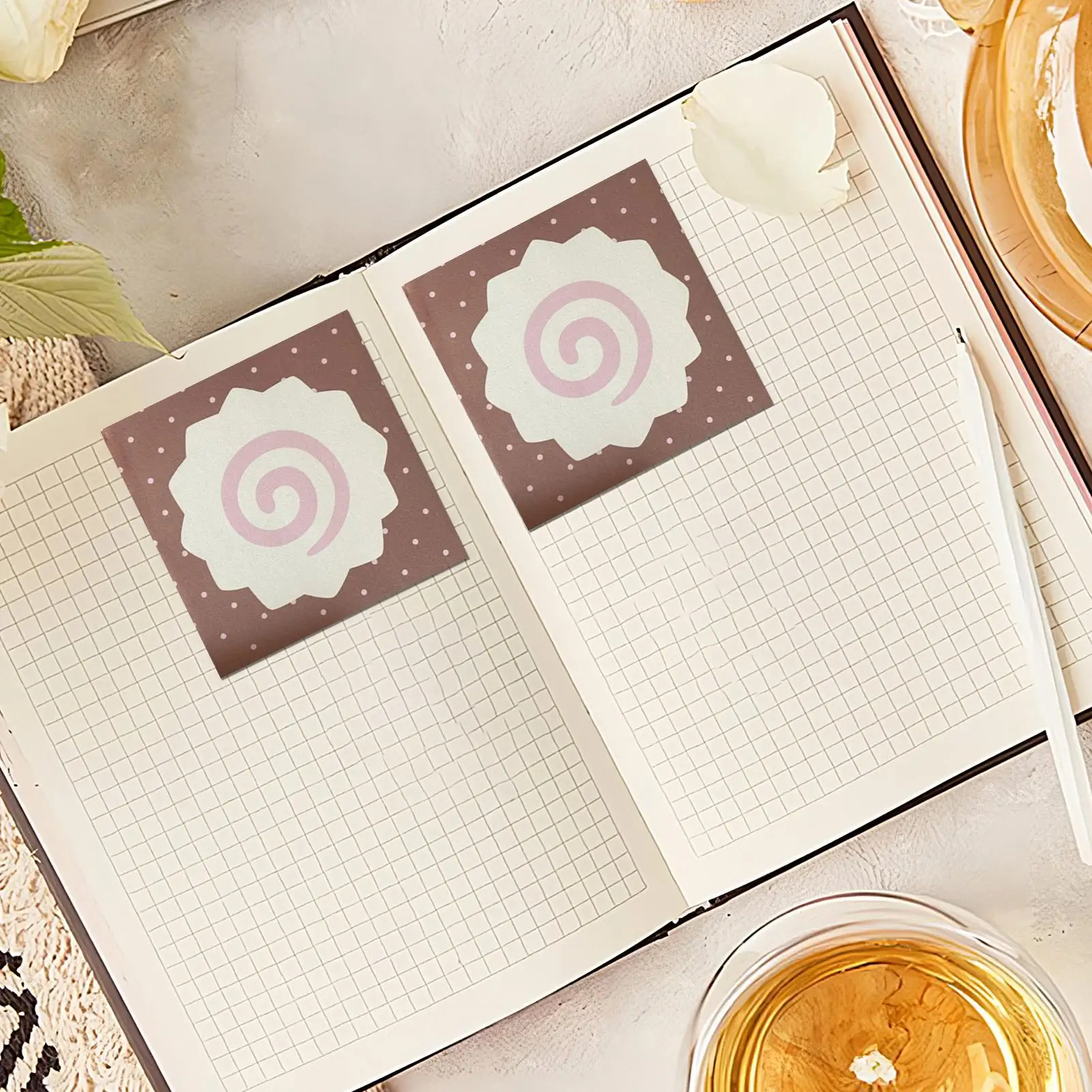 Note Pad 50 Sheets Memo Pad For Writing No-Adhesive Solution Desk Decoration Cute Stationery For Home Dormitory Classroom