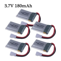 Akumulator 3.7V 180mah 651723 25C dla H2 H8 H48 U207 dla części zamienne do quadcoptera 1S 150mAh Upgrade dron zdalnie sterowany baterii