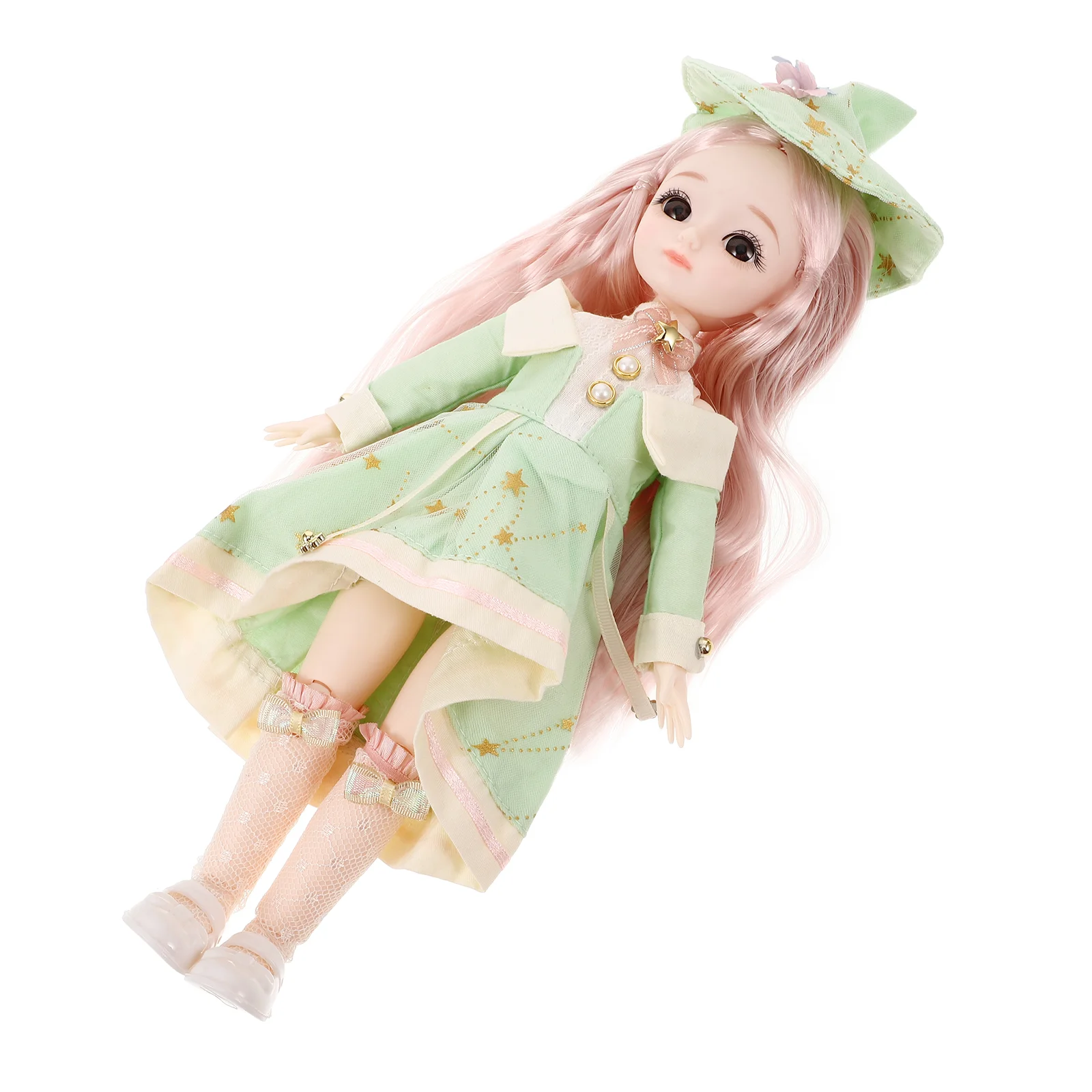 

BJD Joint with Clothesdoll Mint Cute Jointed Ball Vivid Velvet Plastic Cartoon Anime Girls Toy