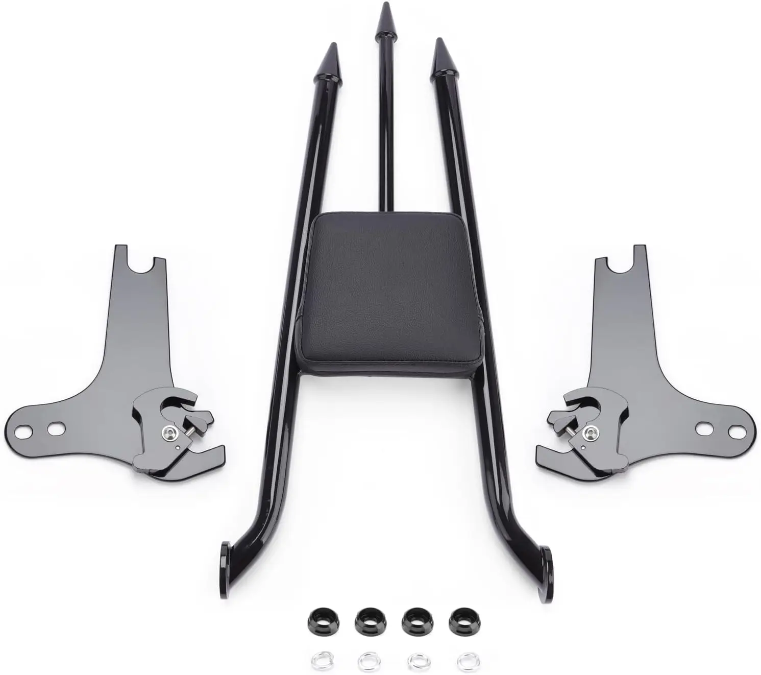 27" Detachable Passenger Backrest Sissy Bar for Harley Touring 1997-2008 Road King Street Glide Vivid view 2