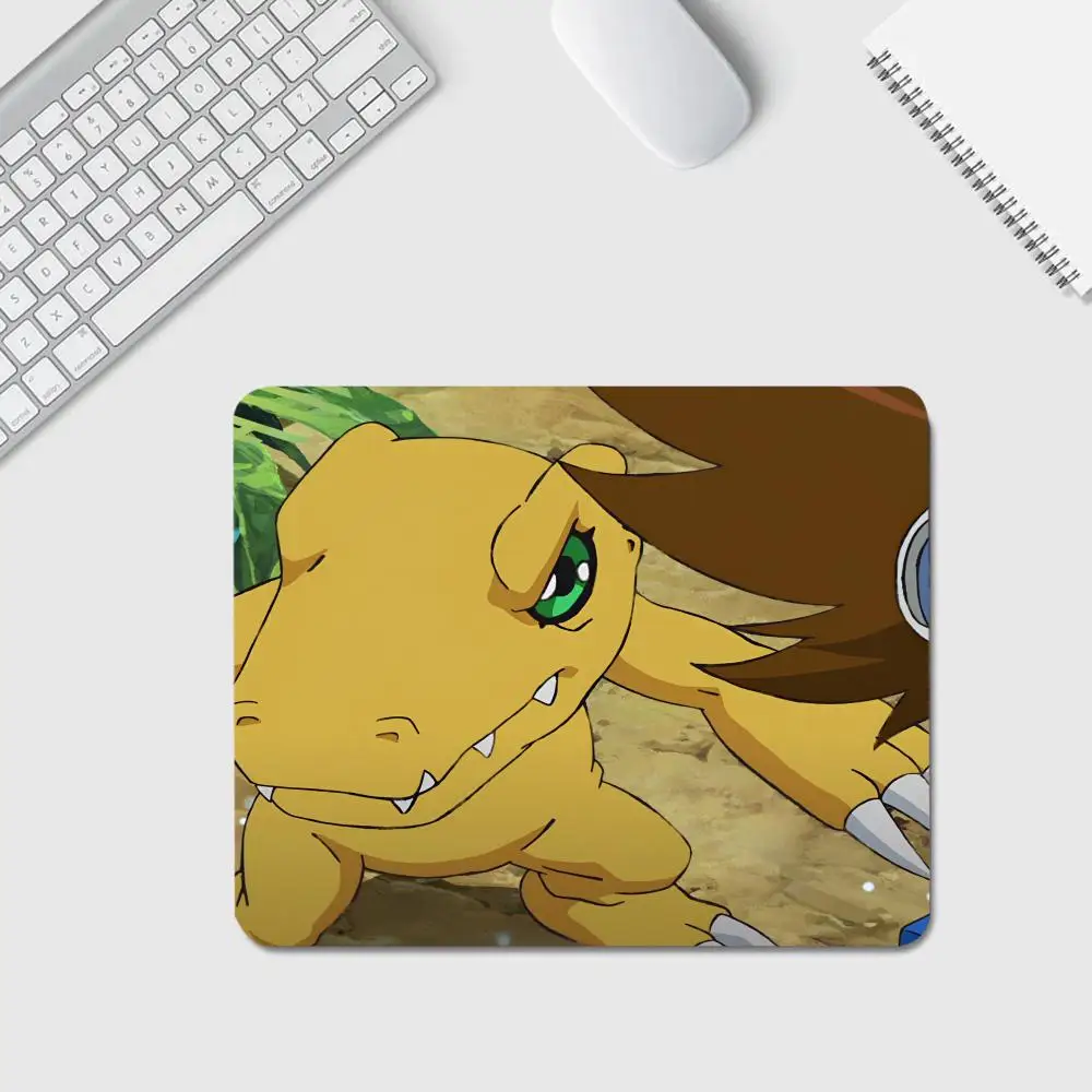 Anime D-Digimon A-Adventure Mouse Pad Anime Game Mouse Pad High Quality Small Desk Pad Rubber Laptop Desk Pad