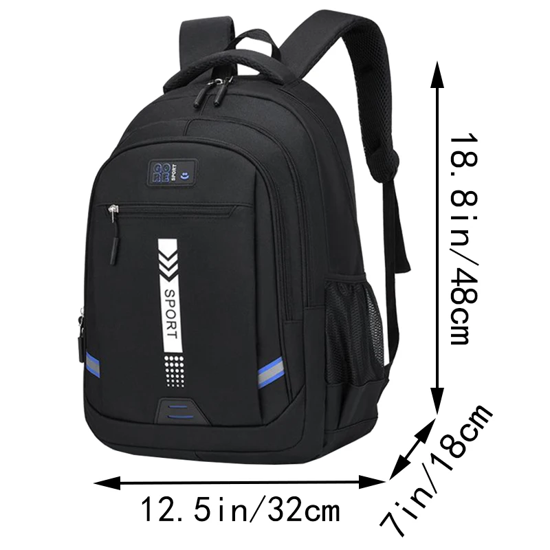 حقيبة ظهر رياضية كاجوال متعددة الألوان، متعددة الاستخدامات، متعددة الأقسام، للتنقل اليومي/الخارج، أنيقة وعملية