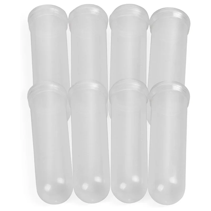 8Pcs 50Ml Large Floral Tubes with Rack Holder for Milkweed Leaf, Stem and Flower CuttingJAS